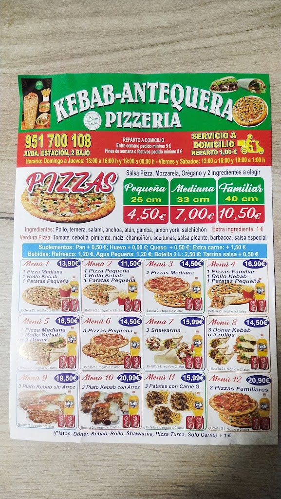 Ital+Turk Pizzeria — Carta
