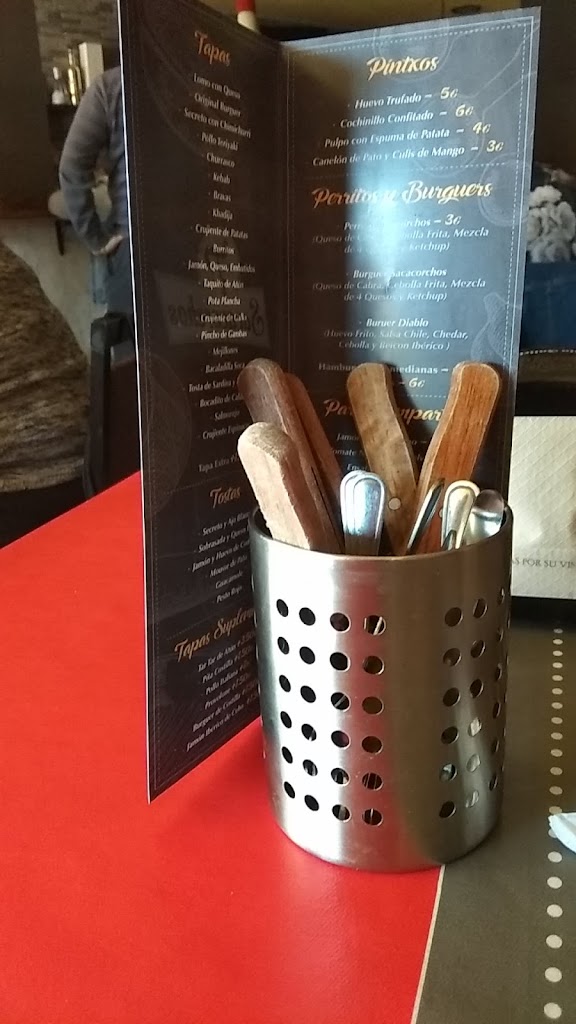 Bar El Sacacorchos — Carta
