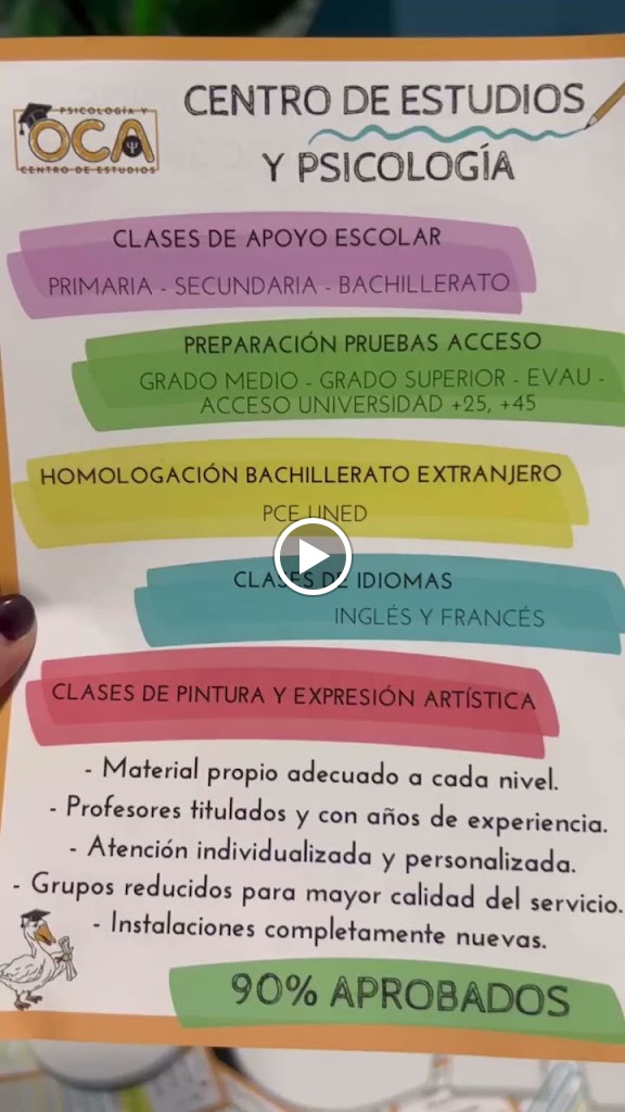 Centro de Estudios y Psicologia OCA (Academia) — Del propietario