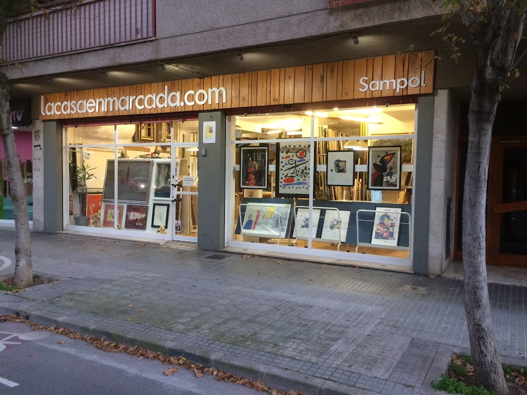 Marcos y molduras La Casa Enmarcada de Sampol. Tienda de arte