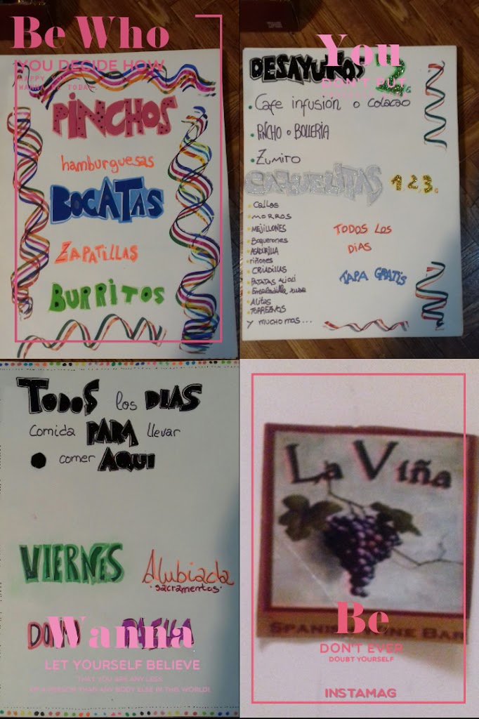 Bar La Vina Miranda — Carta