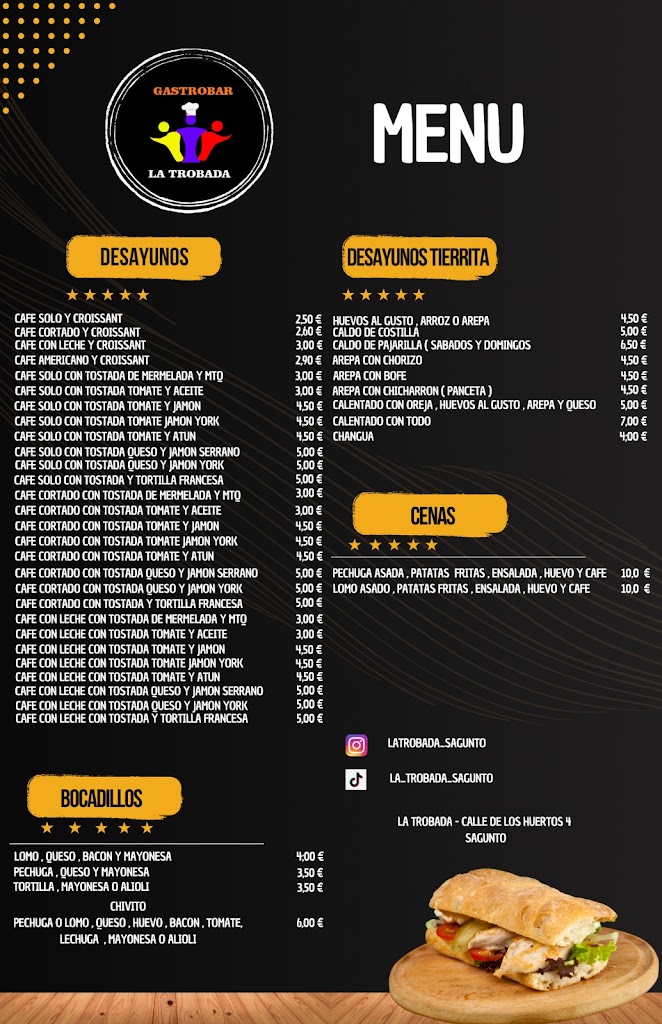 La Trobada Sagunto — Carta
