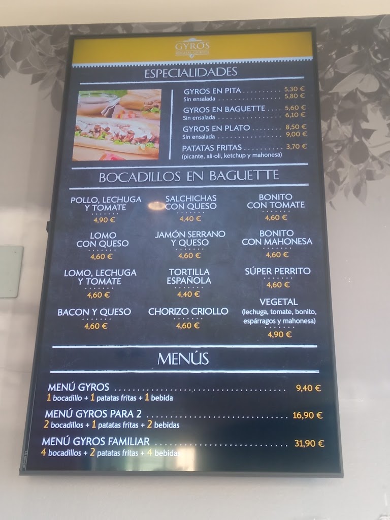 Gyros — Carta