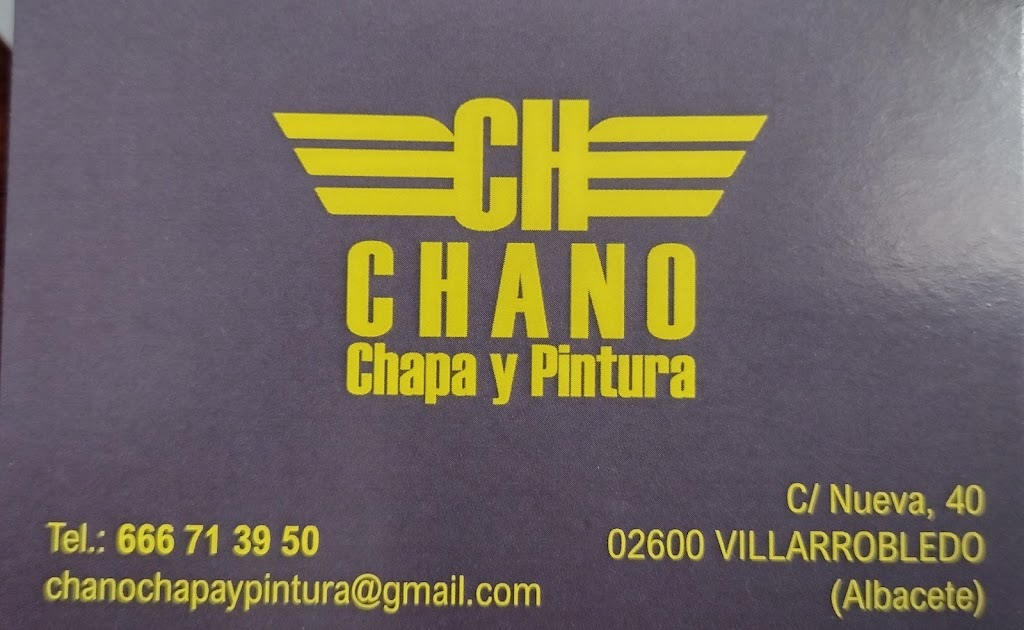 Chano Chapa y Pintura — Del propietario