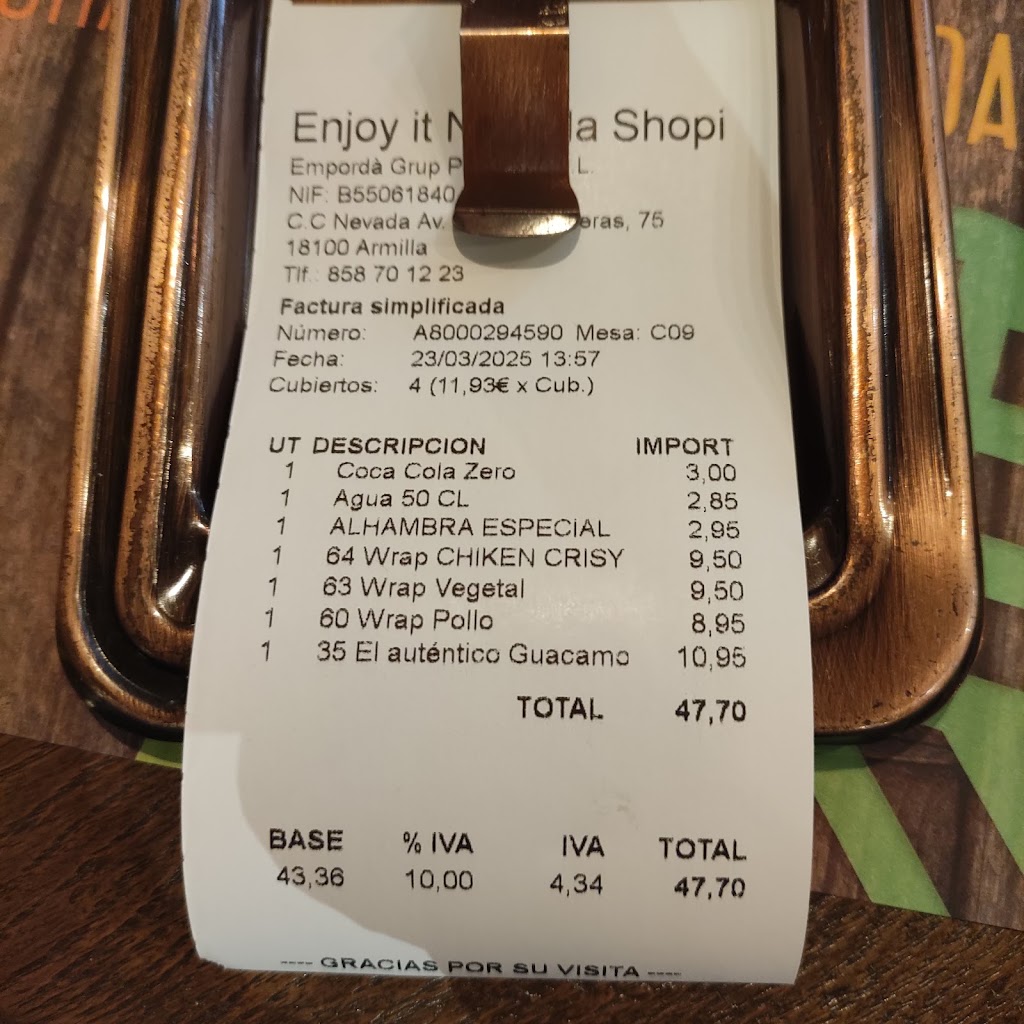 Restaurante Enjoy IT Granada — Mas recientes