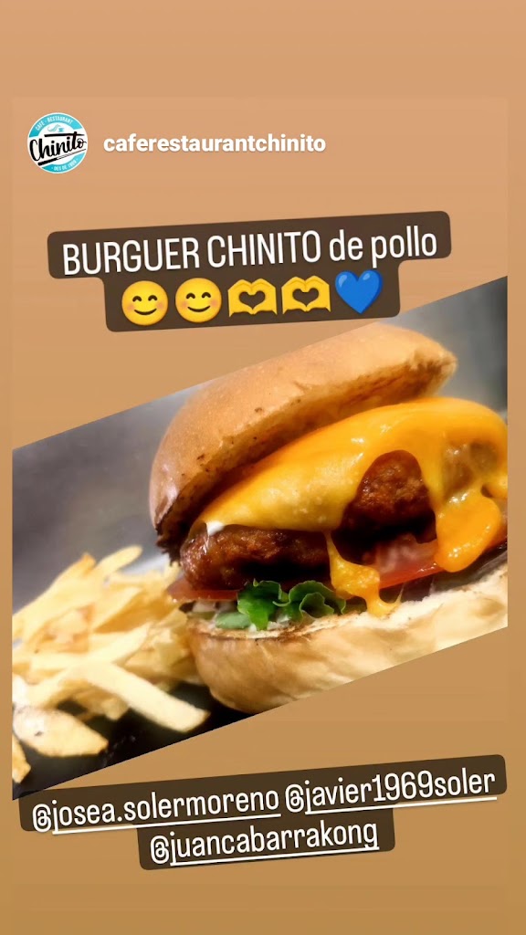 Cafe Restaurante Chinito — Carta