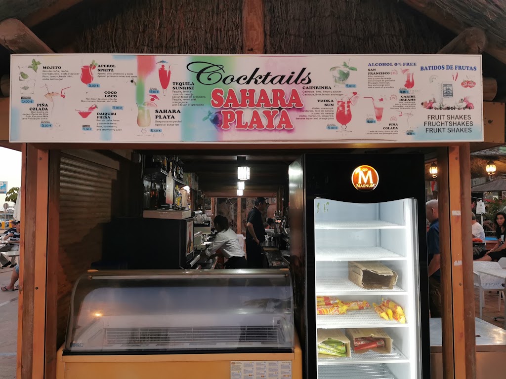 Sahara Beach Bar — Carta