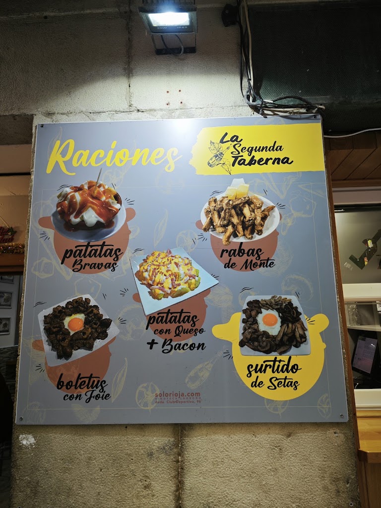 La Segunda Taberna — Carta