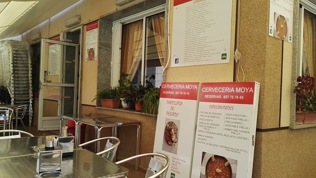 Cerveceria Moya — Carta