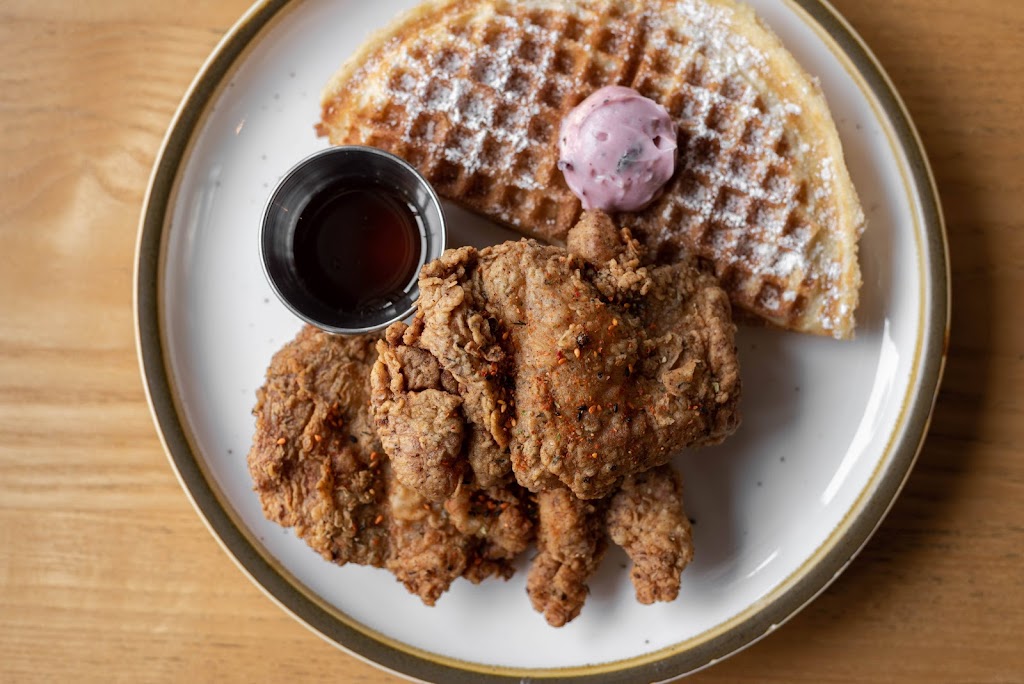 Chicken and waffles