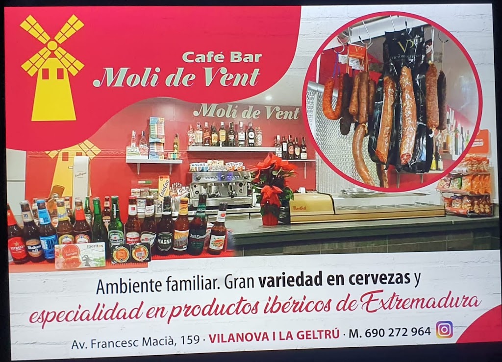 Cafe/Bar Moli de Vent — Carta