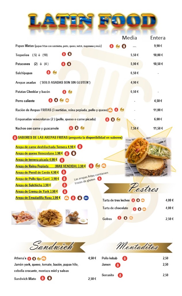 Athena's Coffee & Bar — Carta