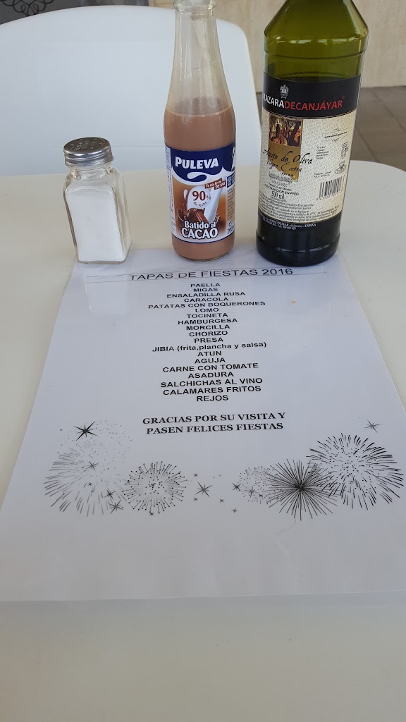 Cerveceria Andres — Carta