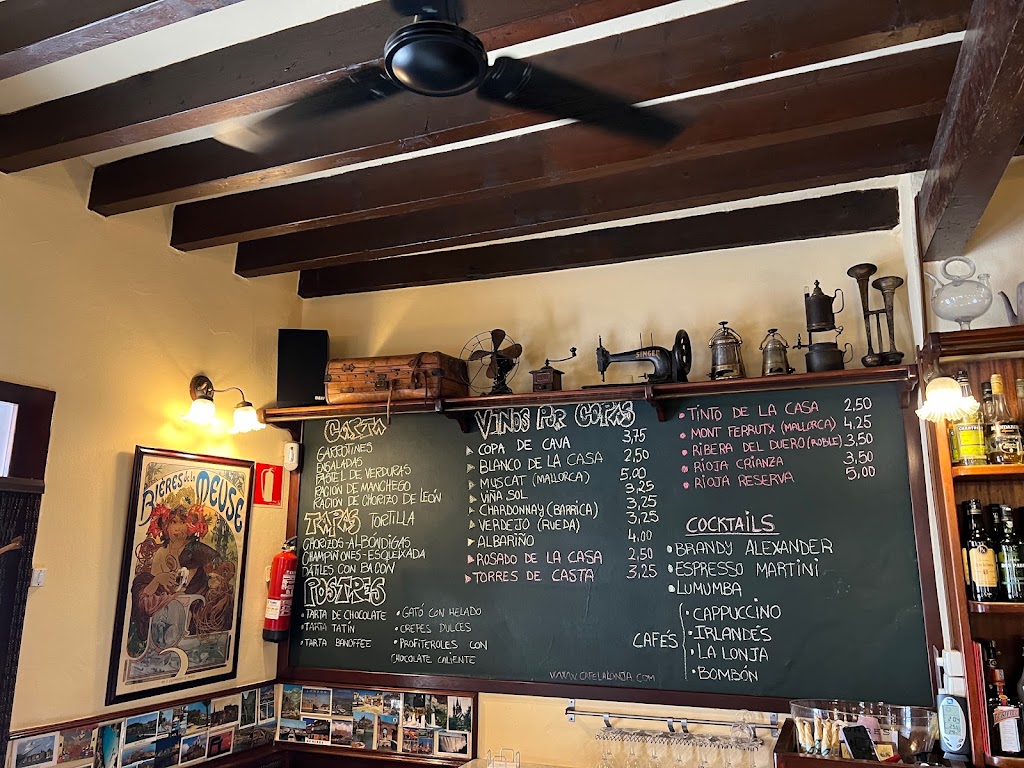 Cafe la Lonja — Carta