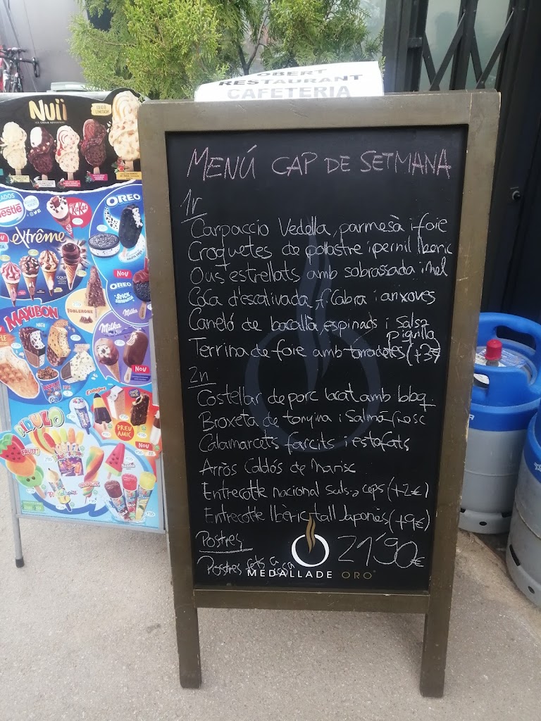 Restaurant Cafeteria Complex Congost — Carta