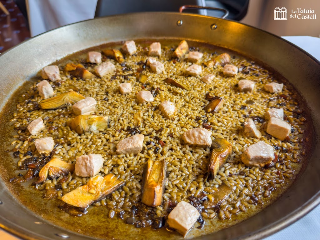 La Talaia del Castell - Restaurant a l'interior del Castell de Xativa — Paella
