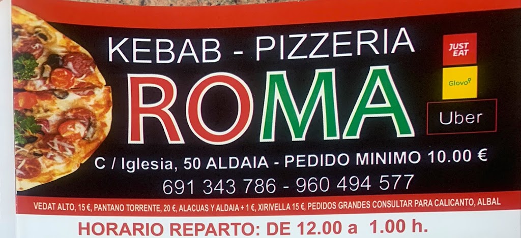 Roma Pizzeria Kebab — Pizza
