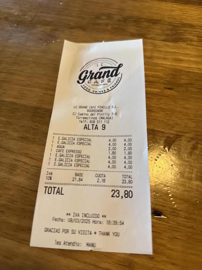 Le Grand Cafe Torremolinos — Mas recientes
