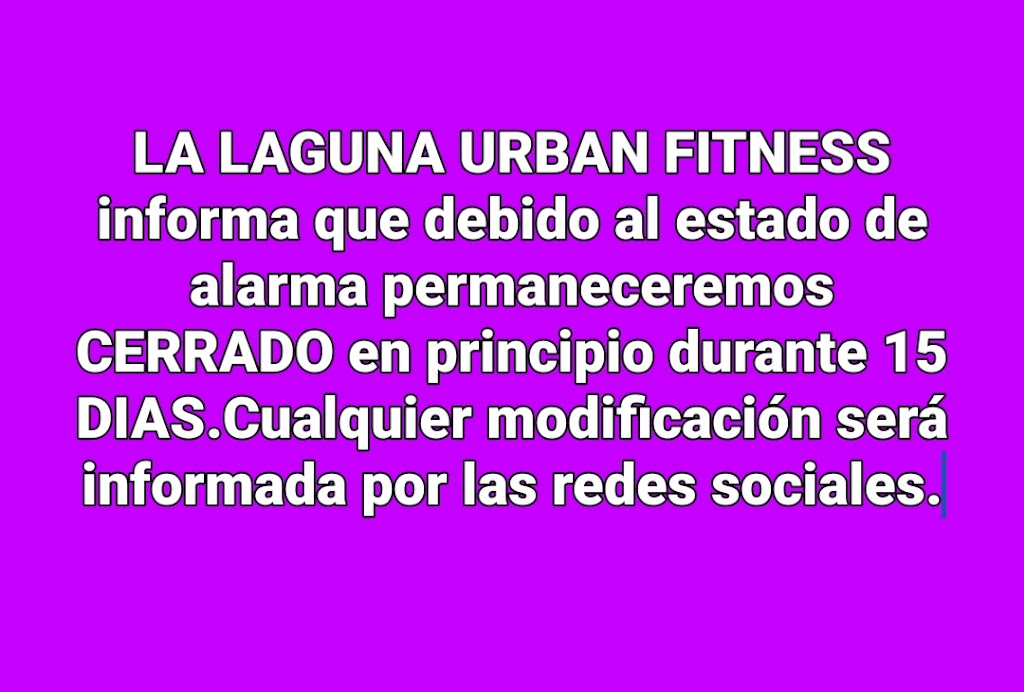 La Laguna Urban Fitness — Del propietario
