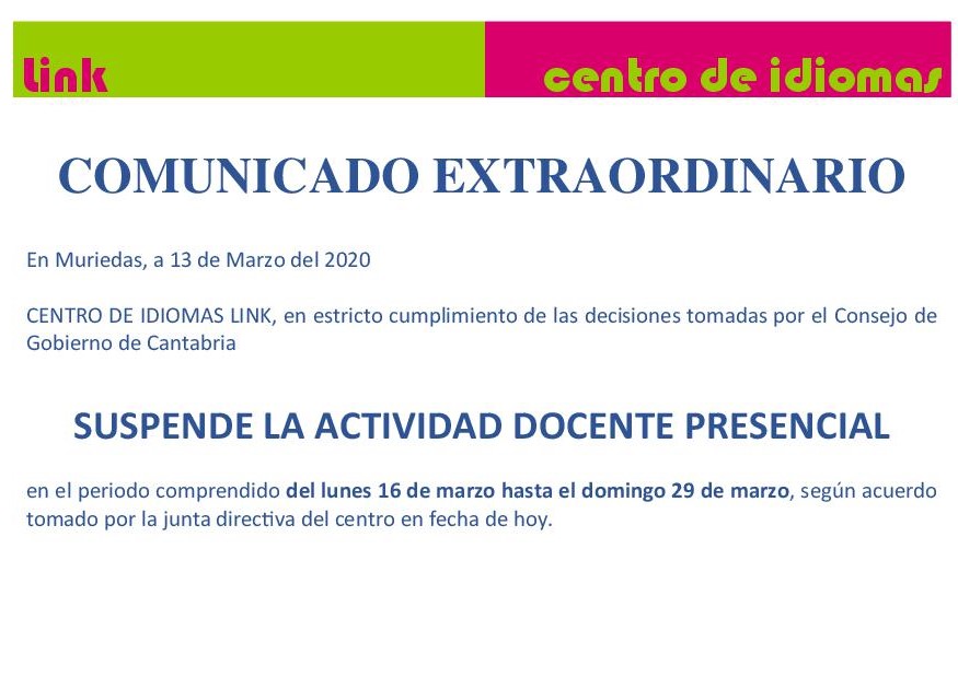 Link Centro de Idiomas — Del propietario