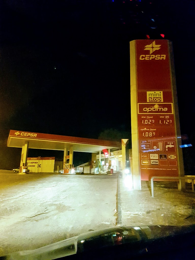 Estacion de servicio Cepsa — Surtidor de combustible