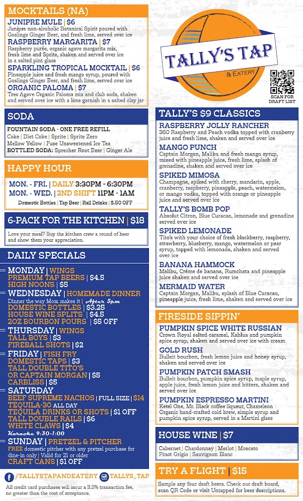  Tally's Tap & Eatery