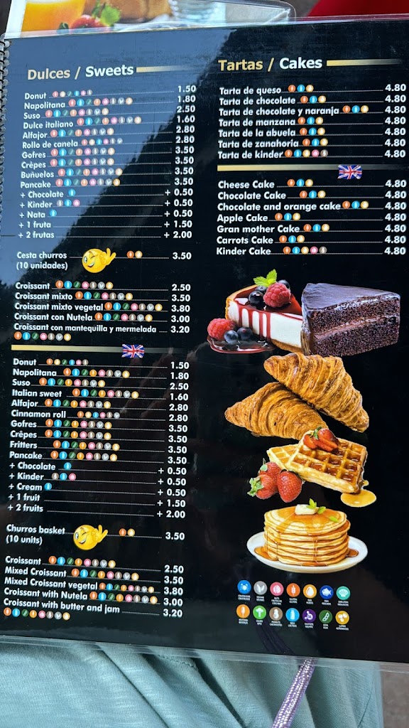 Dama Cafe — Carta