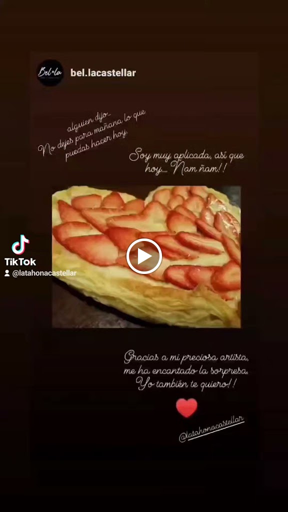 Bar restaurant La Tahona — Carta