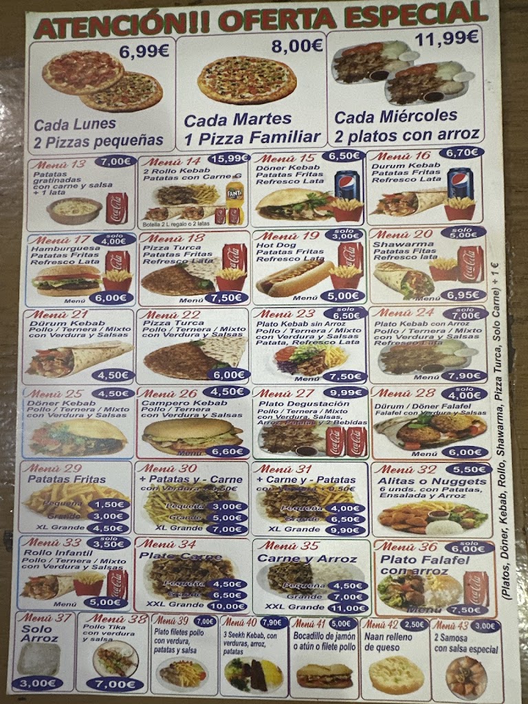 Pizzeria Pizza Especial De Kebab — Del propietario