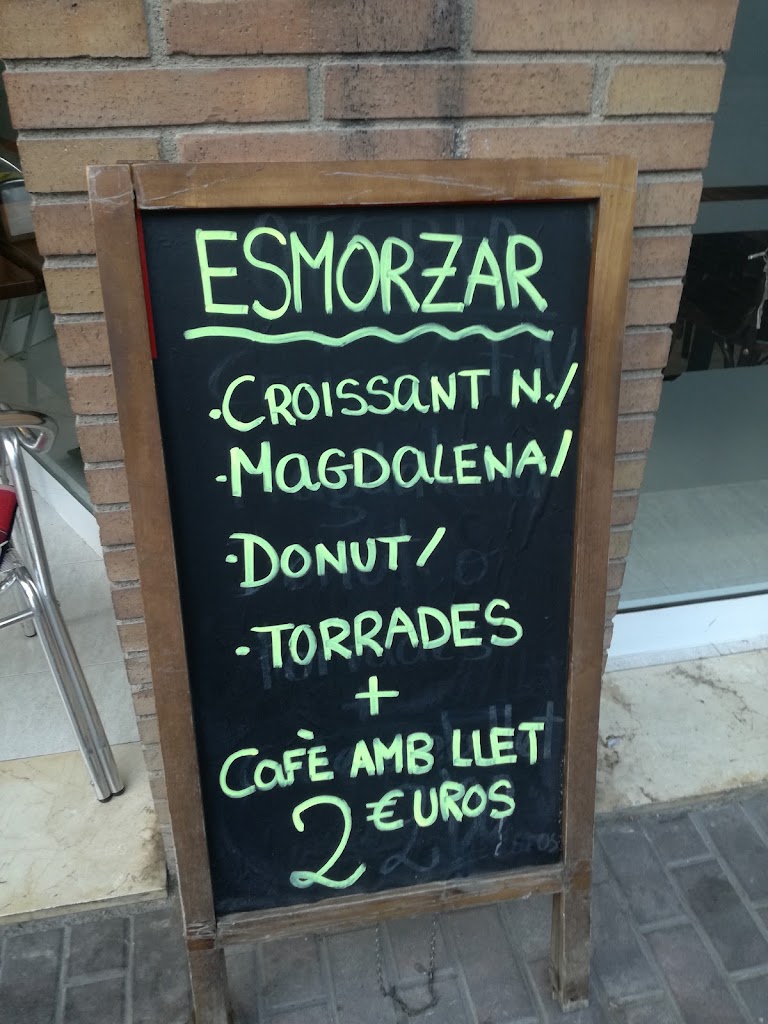 Bar Cafeteria Restaurante Aurora — Carta