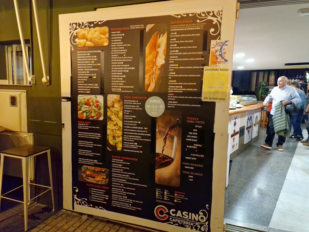 Cafeteria Casino — Carta