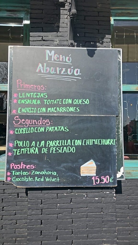 Abarzua Restaurante — Carta