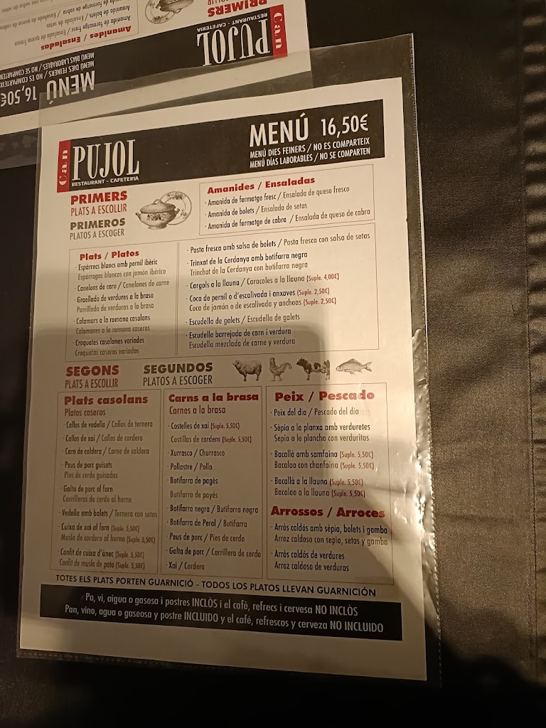 Restaurante Can Pujol — Mas recientes