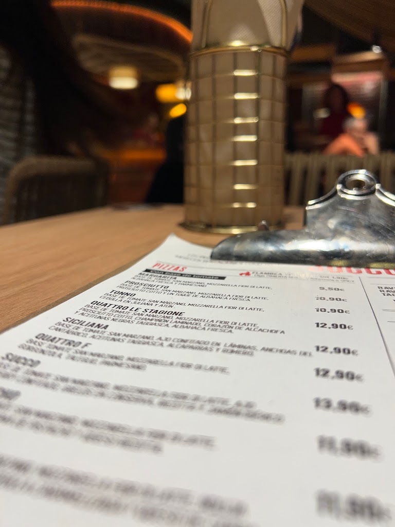 Succo Pizza Bar & BEEF Burger — Carta