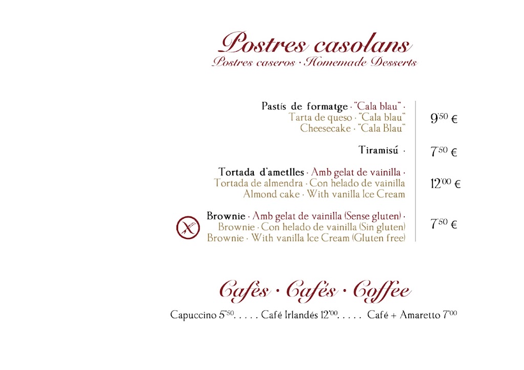 Restaurante Pizzeria Santa Clara Menorca — Mas recientes
