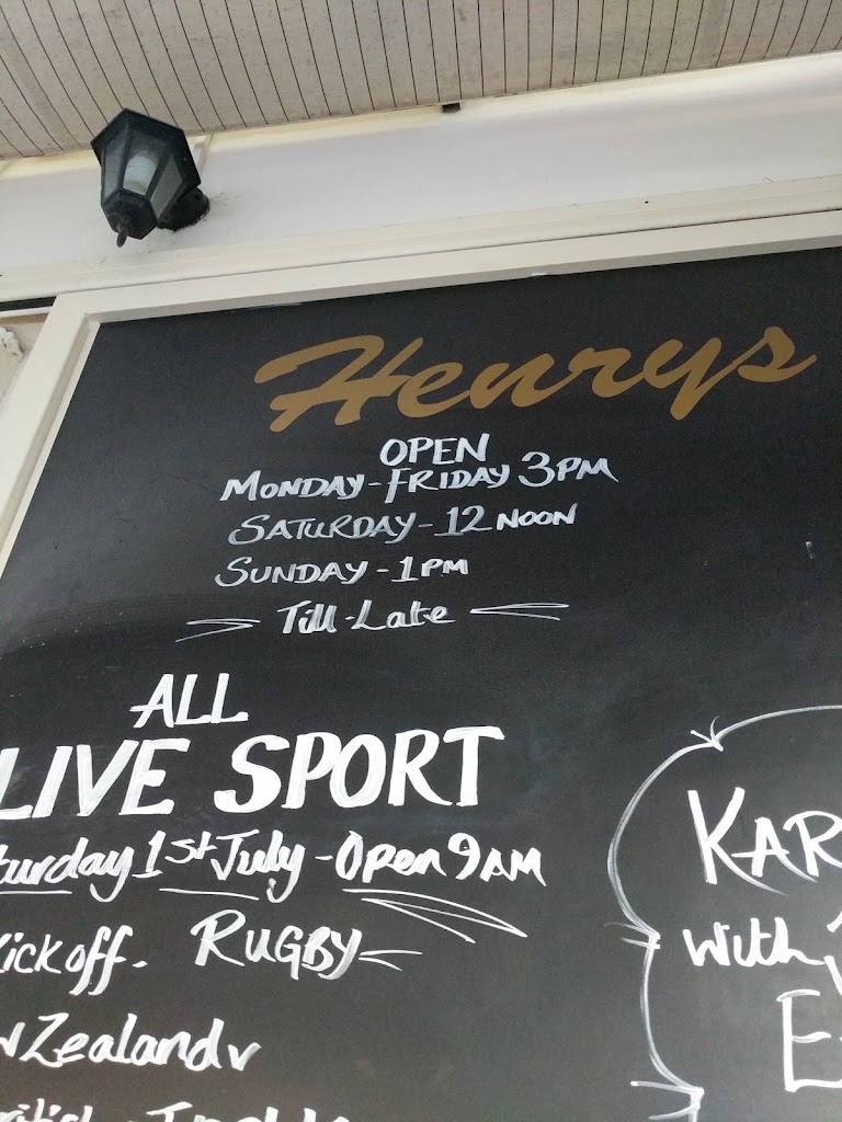 Henry's Bar & Grill — Carta
