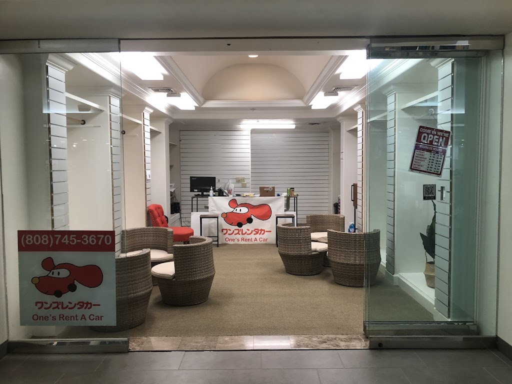 One's Rent A Car-Ala Moana wanzurentaka-aramoanahoteruDian 