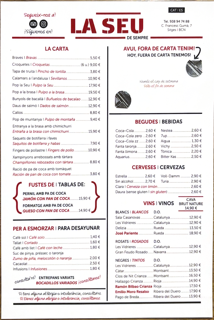 La seu — Carta