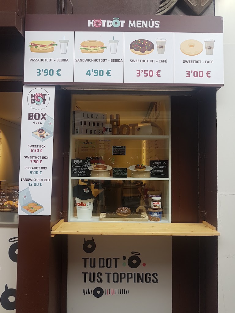 Hot Dot Sitges — Carta