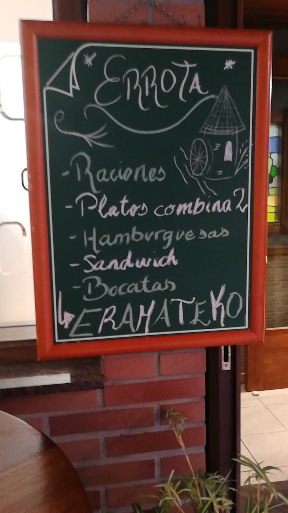 Errota Taberna — Carta