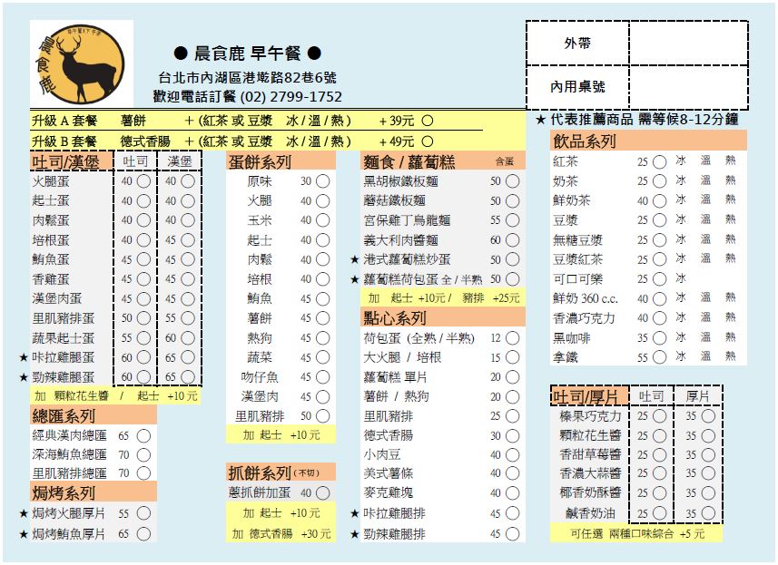 晨食鹿早午餐 的照片