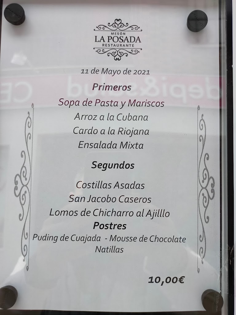 meson la posada - illescas — Carta