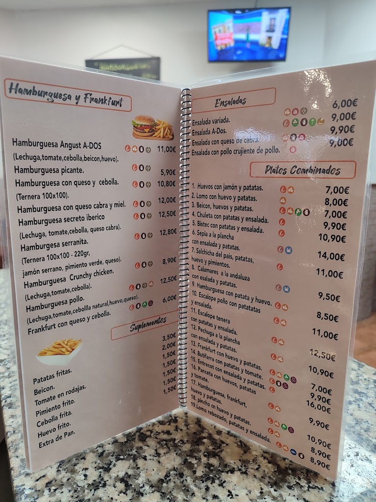 Restaurante Can Jaume — Carta