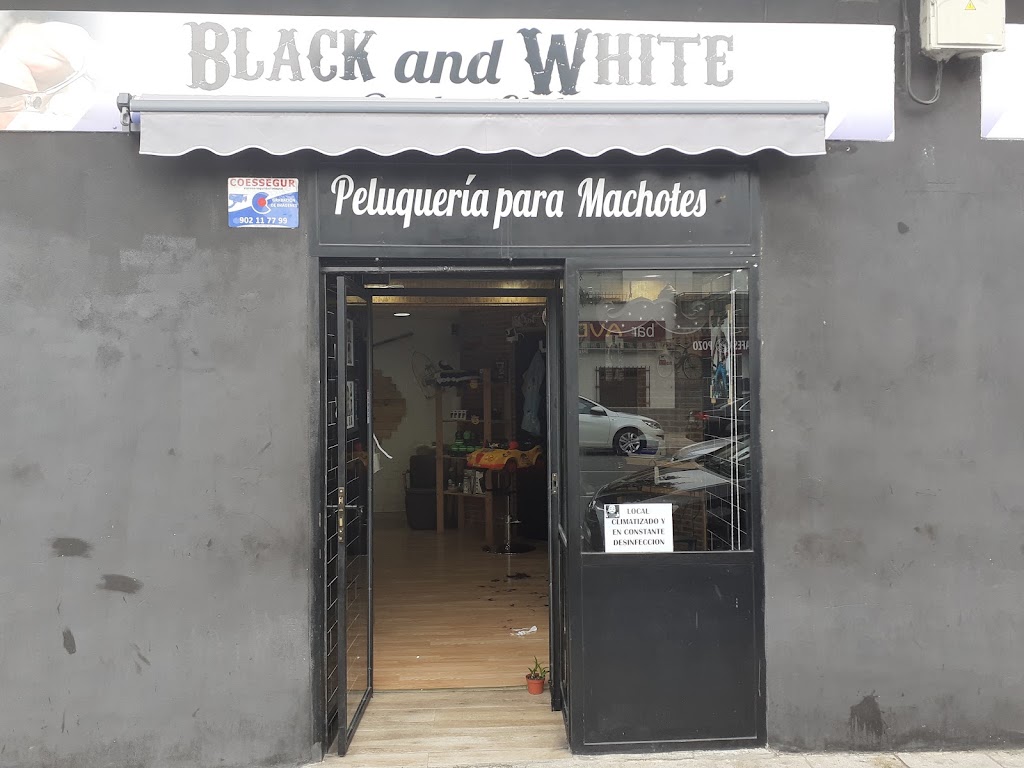 Black & White Barber Club - Peluqueria para Machotes — Exterior