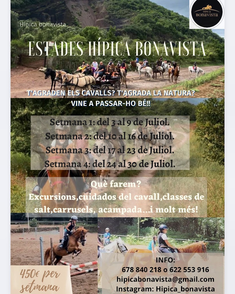 Hipica bonavista — Del propietario
