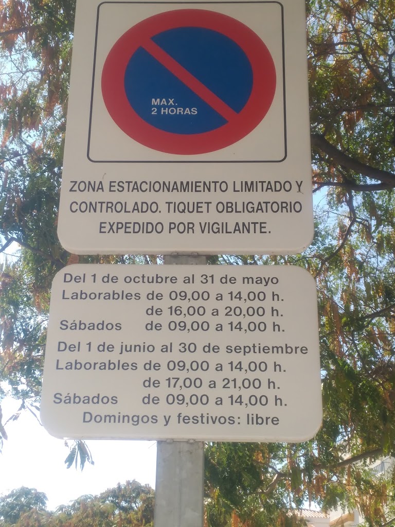 Aparcamiento Pozancon Zona Azul — Signo