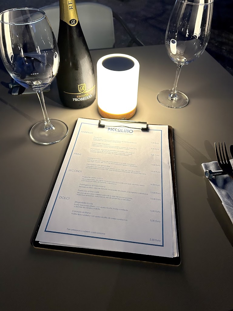 Piccolino Antica Trattoria Moderna — Carta
