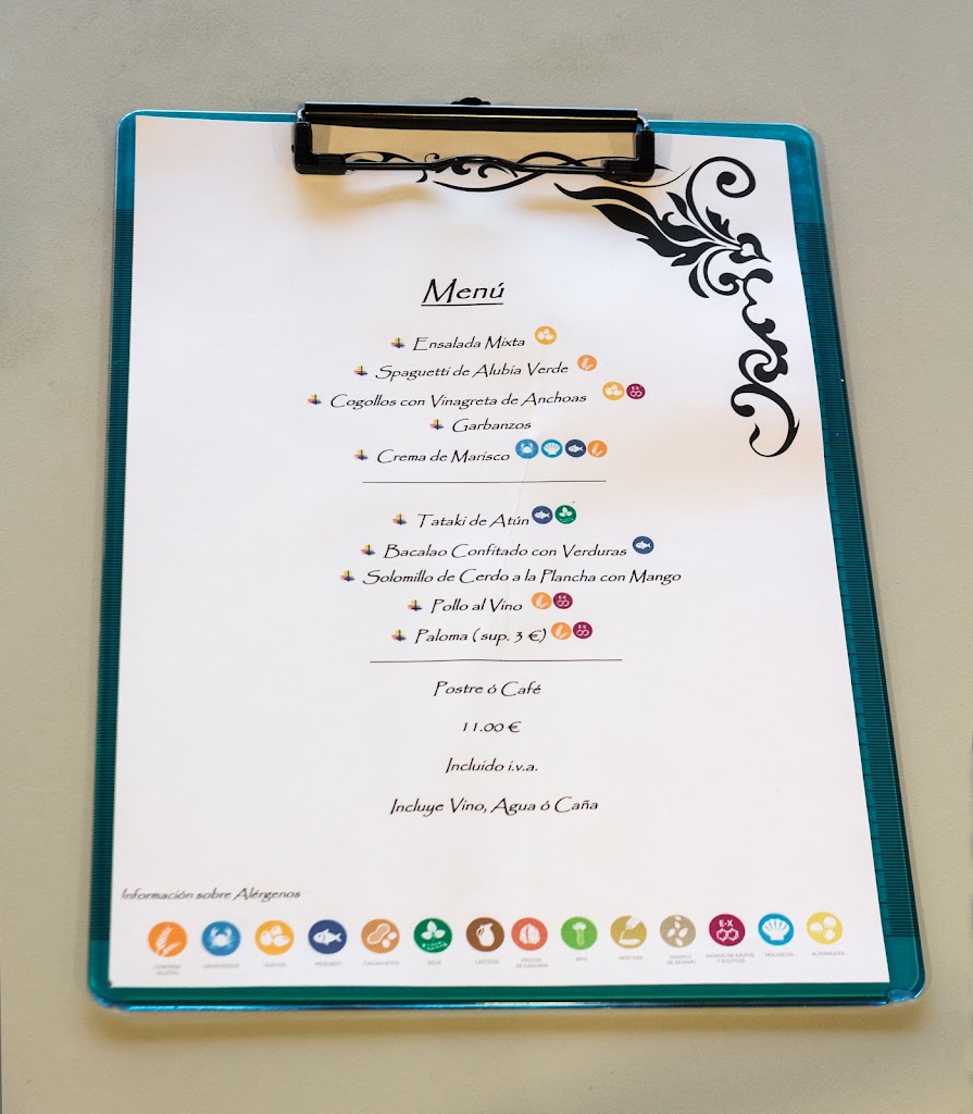 GALLETUE. Bar Casa Cultura Burlada — Carta