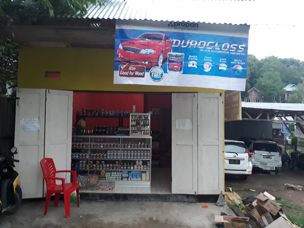 Toko cat mobil andira dan bengkel
