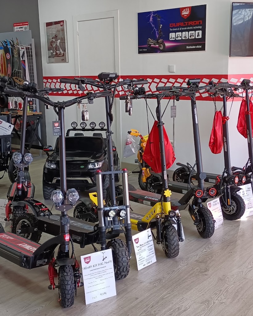 SABWAY Santa Perpetua,Tienda y taller patinetes electricos, scooters y skates.